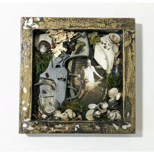 Rebecca J Hanna A Small Truth Exposed Toy Gun Shadow Box Art Assemblage 2016